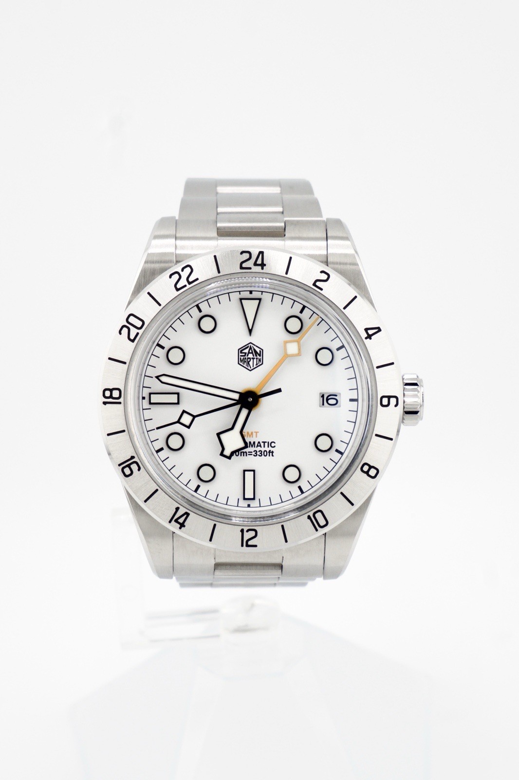 San Martin SN0054 39MM BB Automatic GMT Sapphire Crystal NH34