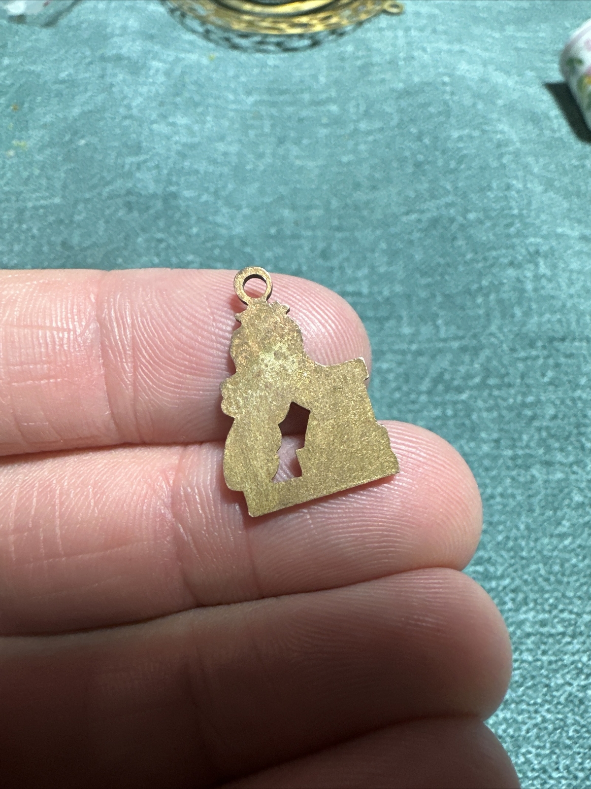 Vintage Kings College Pa Enamel Lion Charm