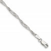 Sterling Silver Singapore Chain Chain 1.4-3.5mm 7-30″