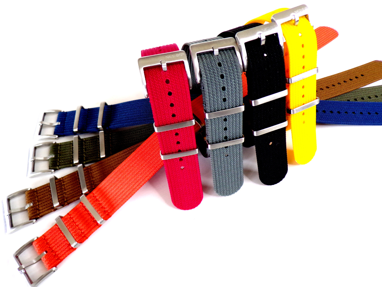 NATO G10 ® NEW RIBBED WR Nylon military RAF watch band Pilot strap IW SUISSE usa