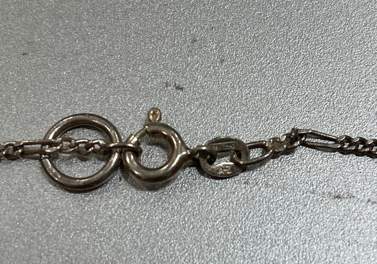 Italy 925 Sterling Silver Necklace. Approx 24”