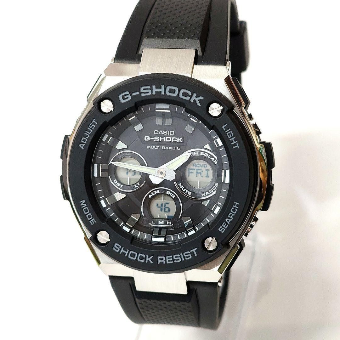 CASIO G-SHOCK GST-W300-1AJF 55.9 x 49.3 mm Solar Quartz Analog-Digital Black Men