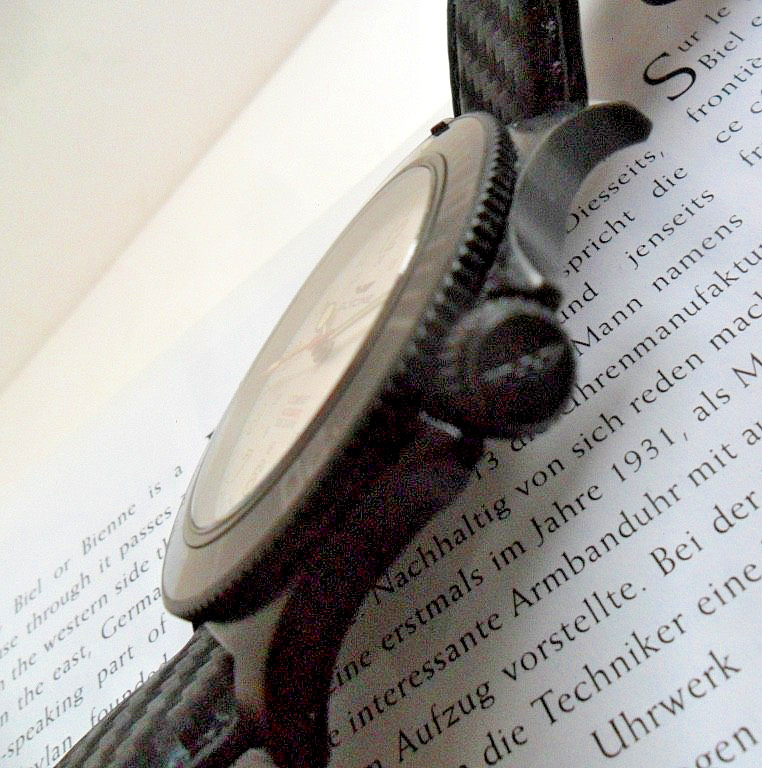 48.5 mm Black S/S Men’s Glycine SUB Combat 200M Military Automatic Watch GL0190
