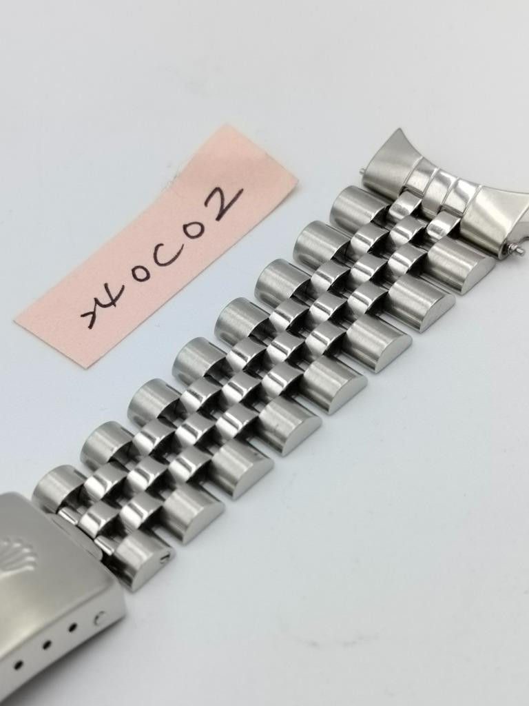 Authentic 1980s Rolex 1601 16014 Steel Bracelet 20mm Swiss 62510H 555 – 24OC02