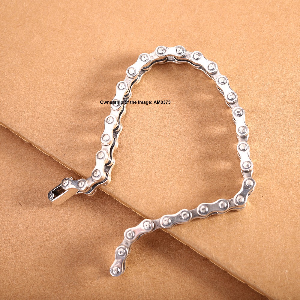 Real S925 Sterling Silver Bracelet 8mm Link Chain 8.26inch Bracelet 39-41g