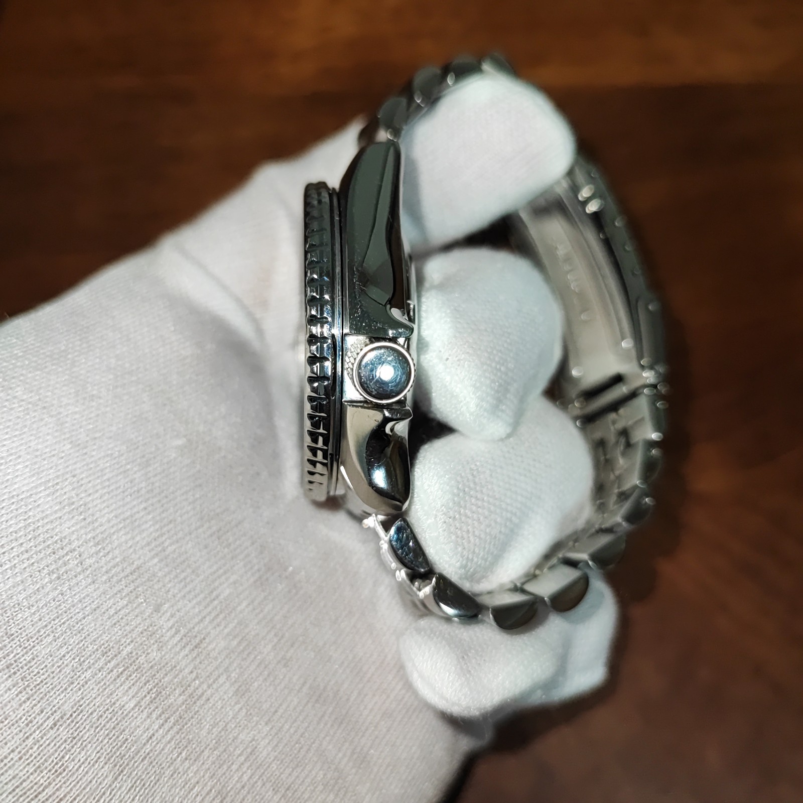USED SEIKO Black Boy 7S26-0020 Automatic Genuine Jubilee Bracelet