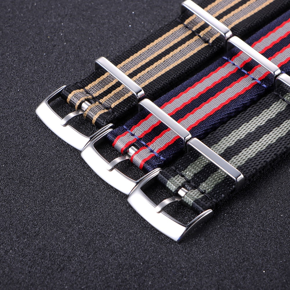 20mm Nylon Watch Band for Omega 007 for Seamaster 300 Replacement Wrist Strap