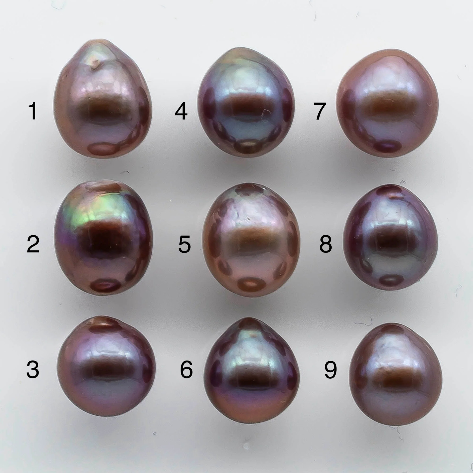 11-12mm Edison Pearl Drop with Nice Luster and All Natural Colors, Undrilled o