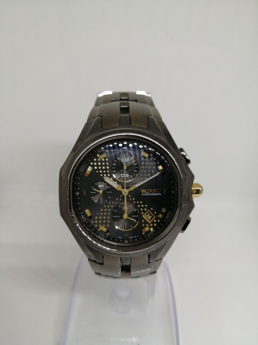 Working Item WIRED 7T92 0KH0 Men’s Quartz Chronograph Watch