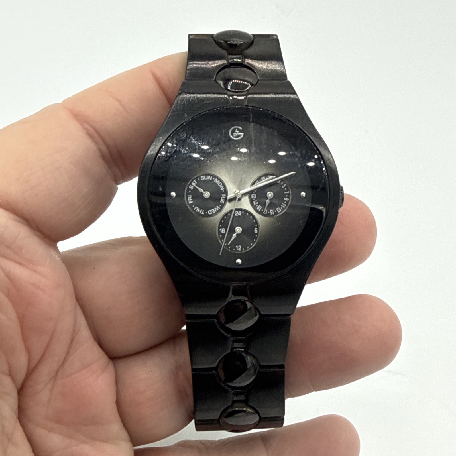 George Urge Model FMDGE 139a 330m Watch (New Battery) Black