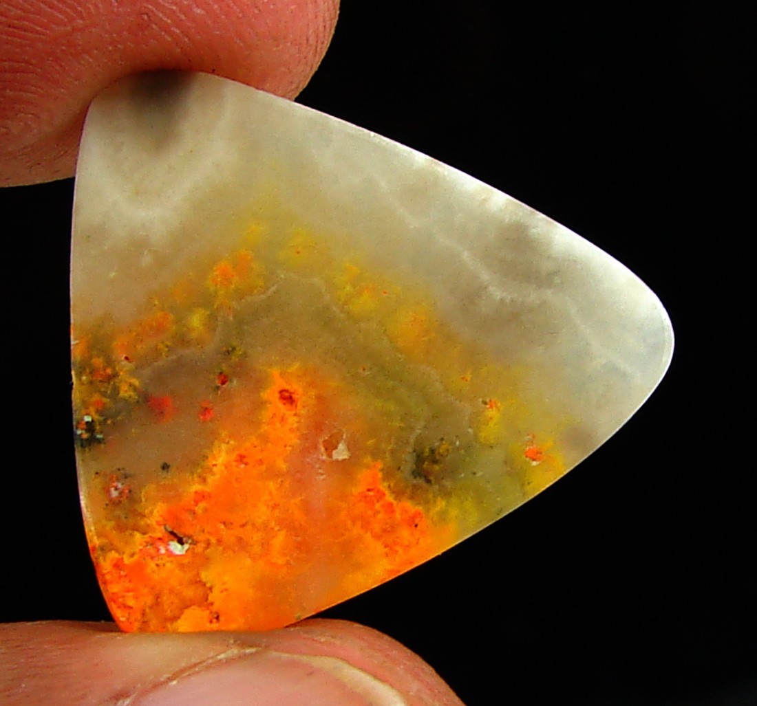 14.85 Ct Natural Bumble Bee Jasper Loose Gemstone Cabochon Wire Wrap Stone-29070