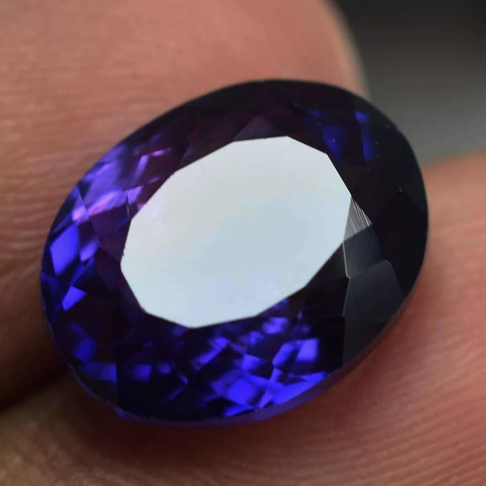 Oval Cut Natural Ceylon Purple Pink Sapphire 10-11Ct Certified Loose Gemstone
