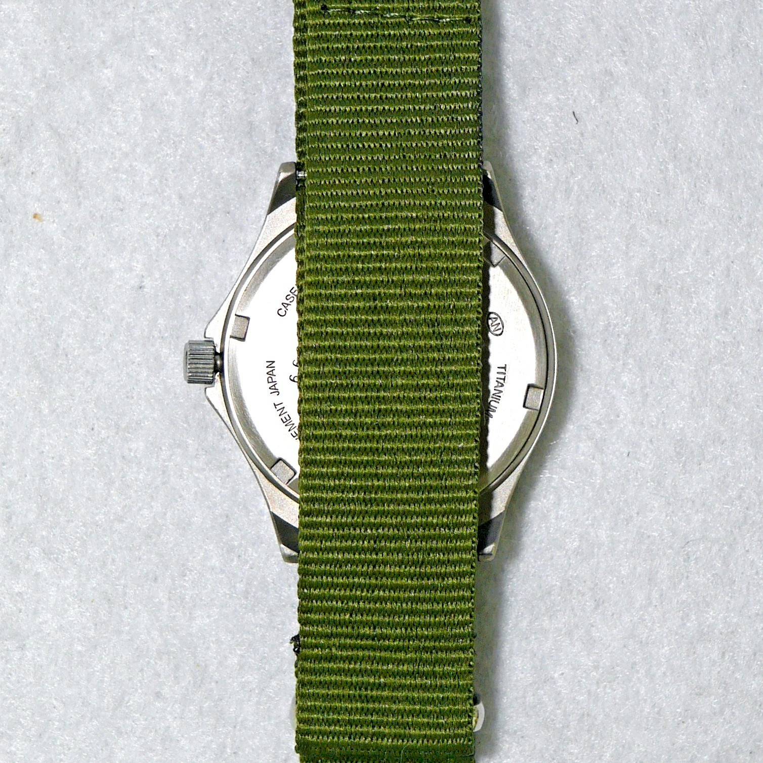 SEIKO ALBA 7N43-0AE0 Titanium Full Luminous DayDate Men’s Field Watch 2012 Japan