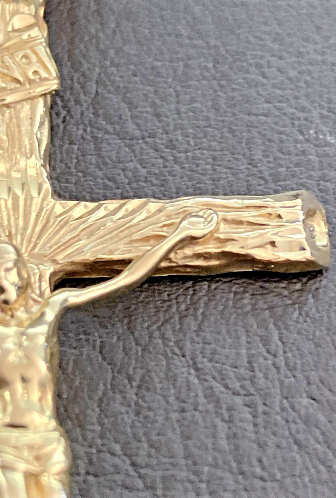 14kt Solid Real Gold Crucifix 11.55 Grams Jesus Cross – Hallmark RL Bolivia 14k