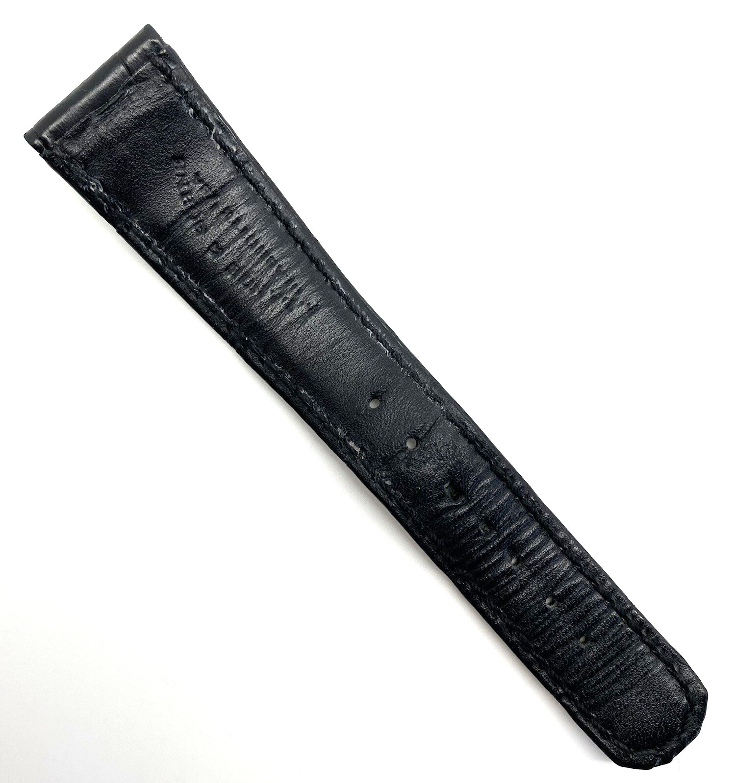 A. Lange Sohne 20mm x 16mm Black Alligator Watch Strap Band Authentic OEM