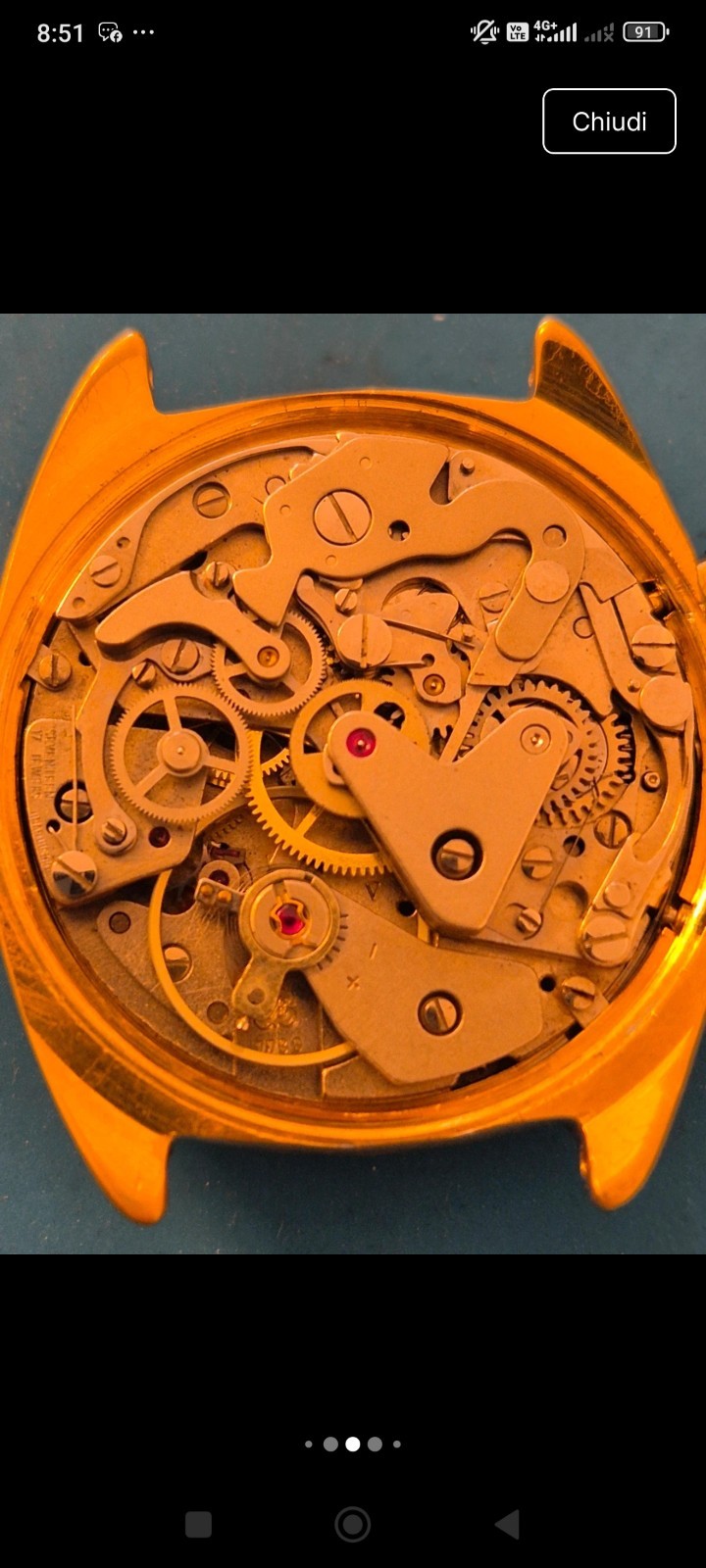 Vintage TOURIST Reverse Panda Chronograph – Valjoux 7733 – 1970s – Working
