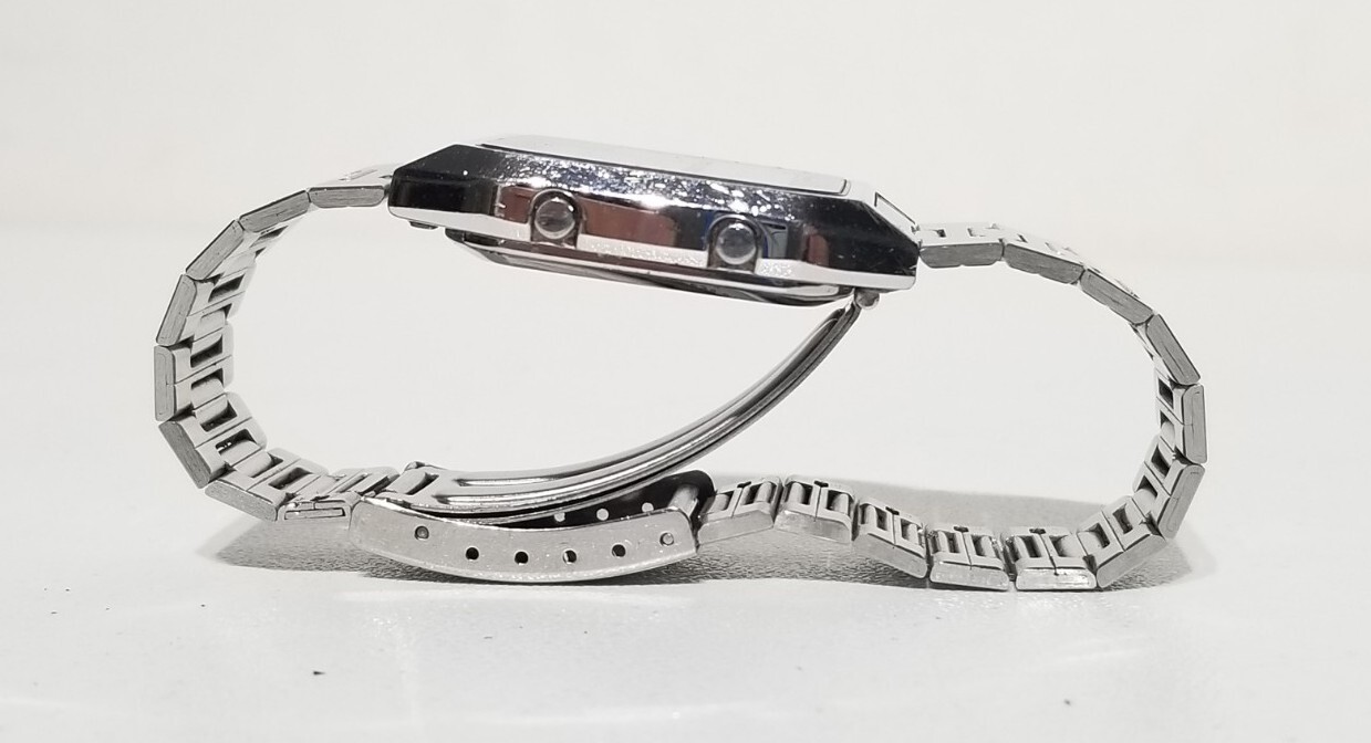 Rare Seiko Running Man D138-4000 Alarm Chronograph Stainless Watch Repair Parts
