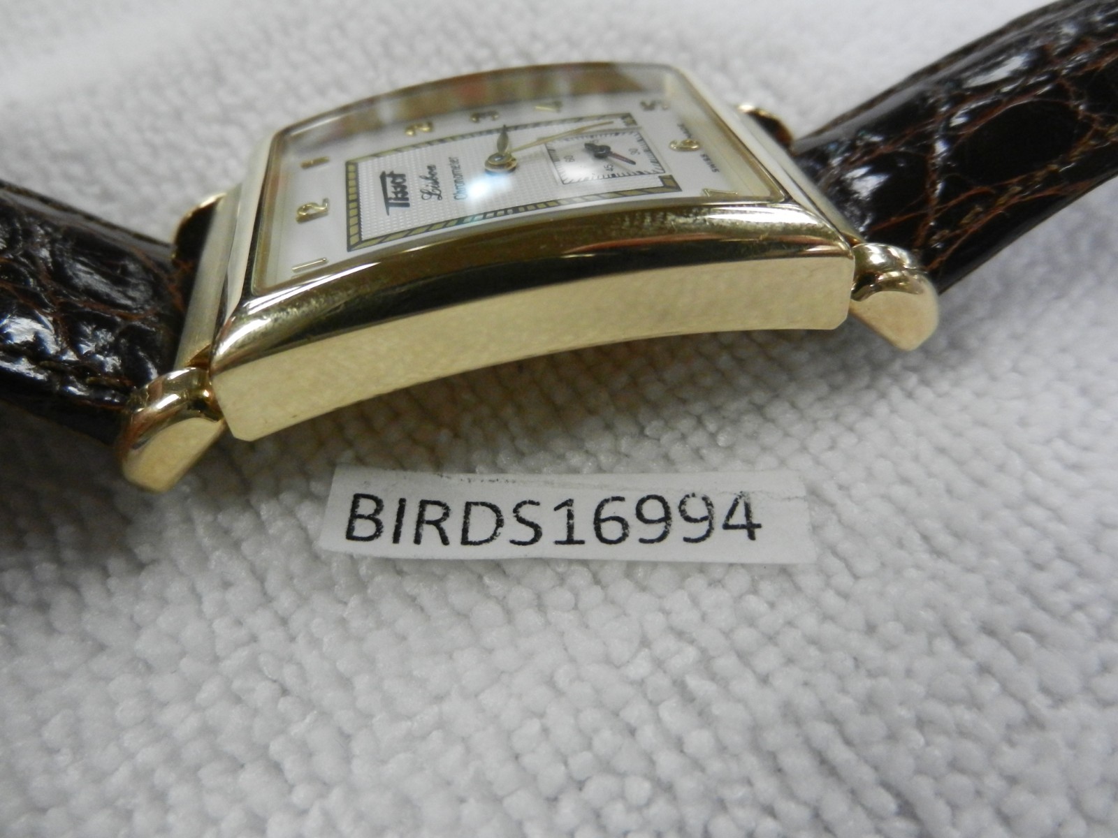 LIMITED EDITION MENS TISSOT 18K GOLD LISBOA CHRONOMETER MENS WATCH H 694.333