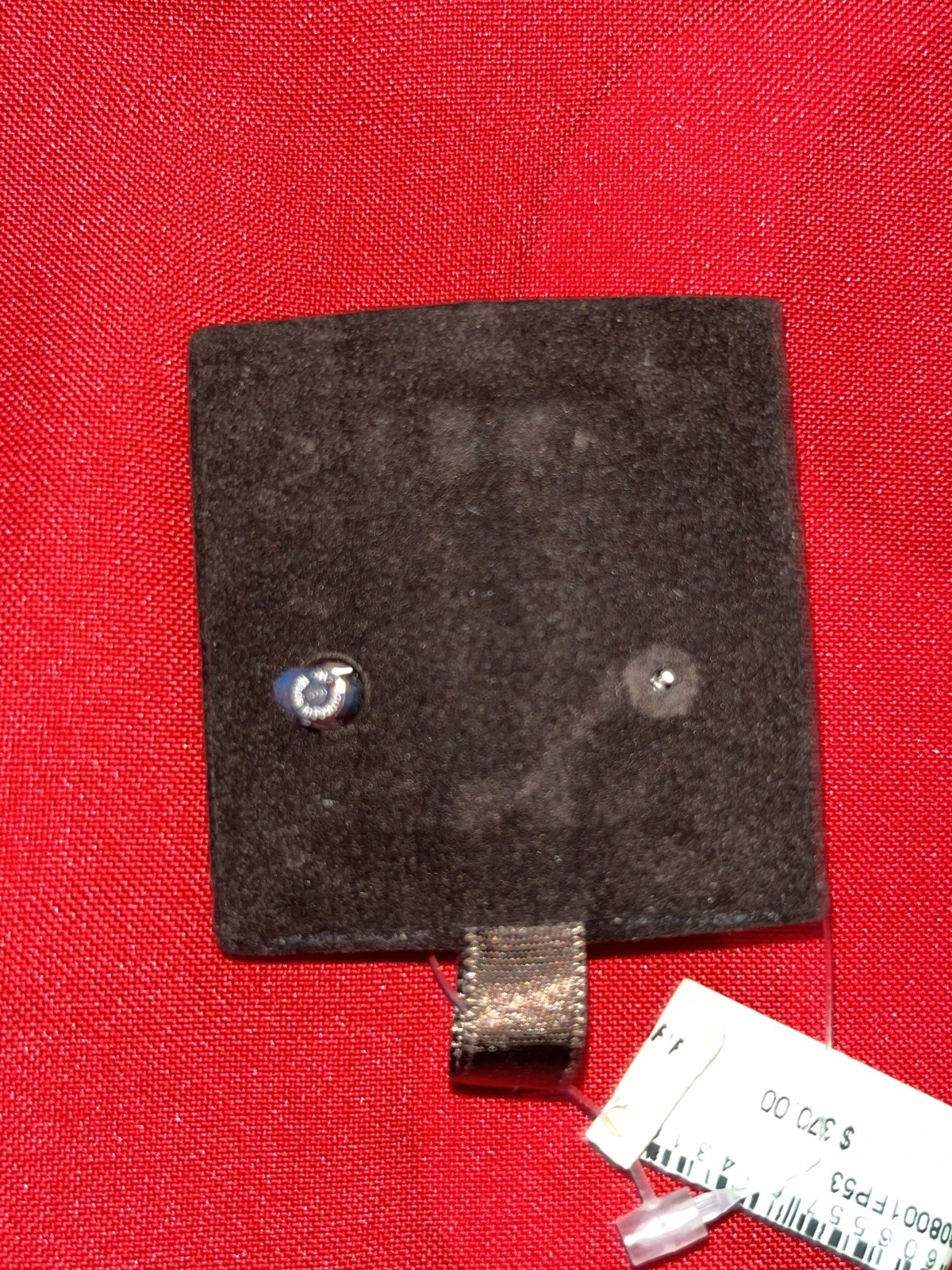 Hermes Mini Pop H Earrings Missing Back Green Plated Gold