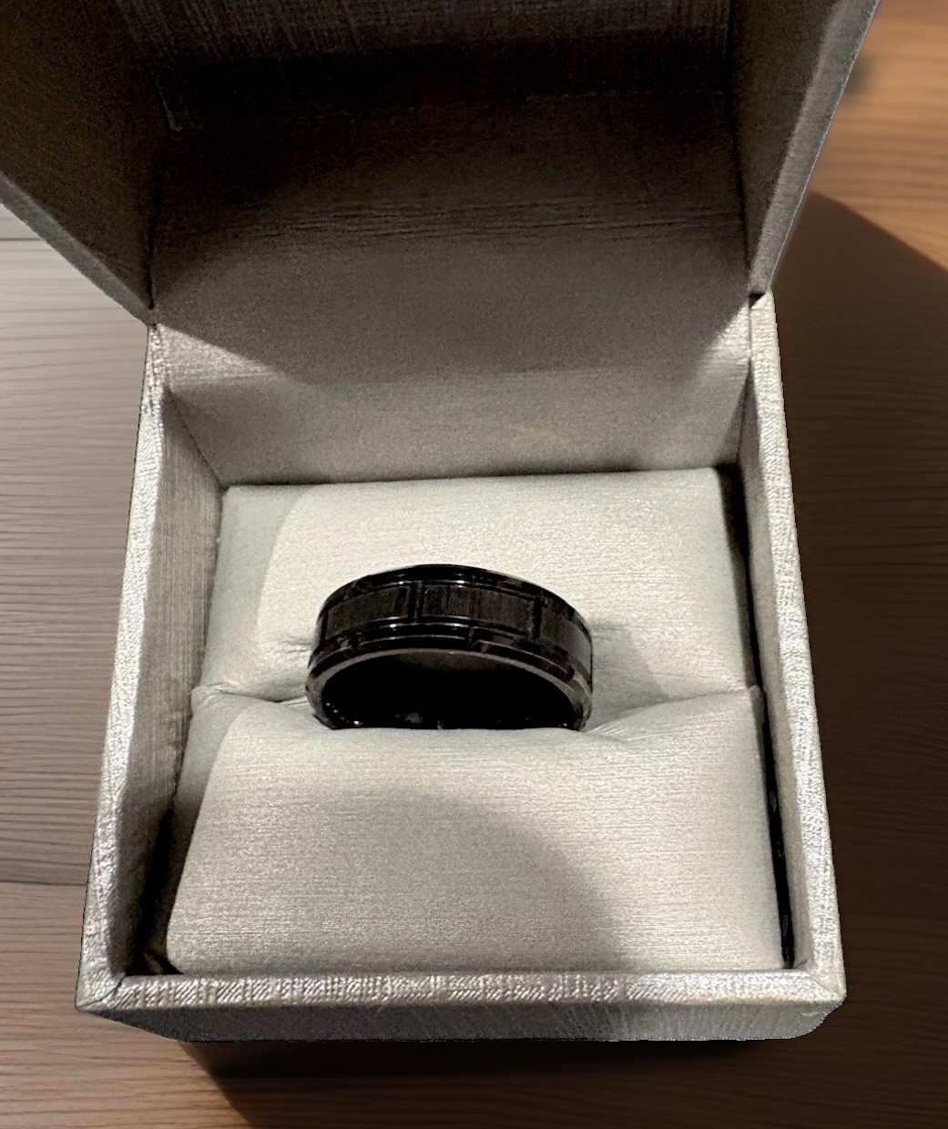 Zales Men’s Triton Tungsten Carbide Wedding Ring Band TC 850 Size 10