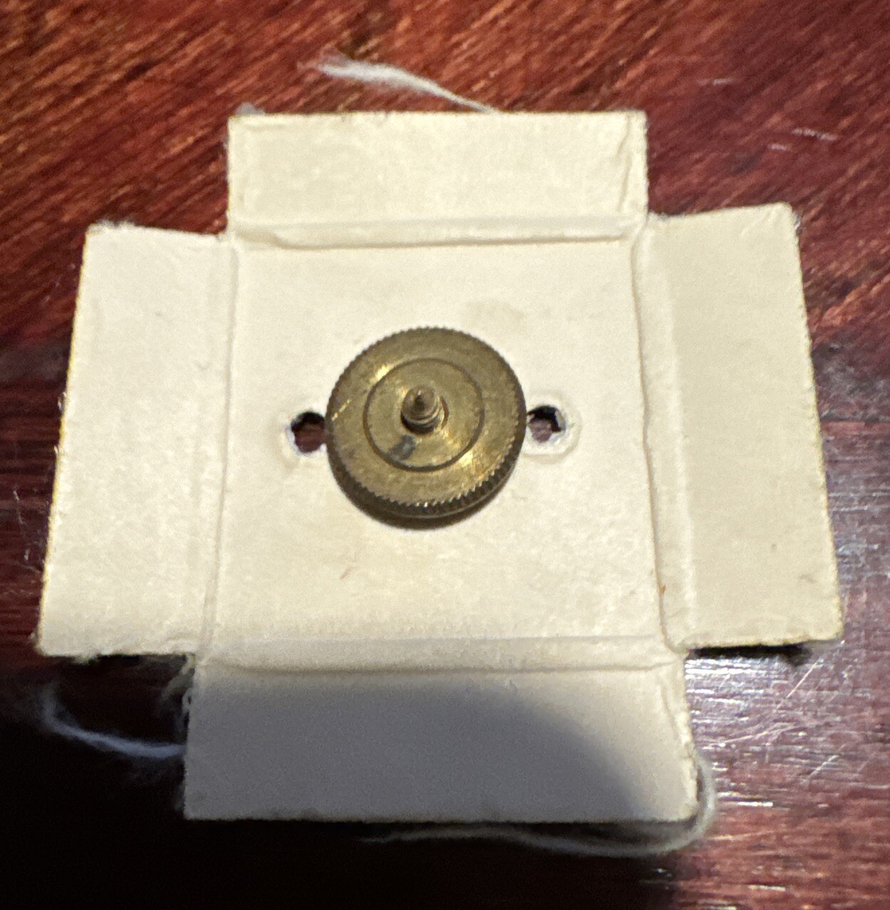 Vintage 1960’s Goldtone Tupper (Tupperware) Seal 5 Years Of Service Tack Pin