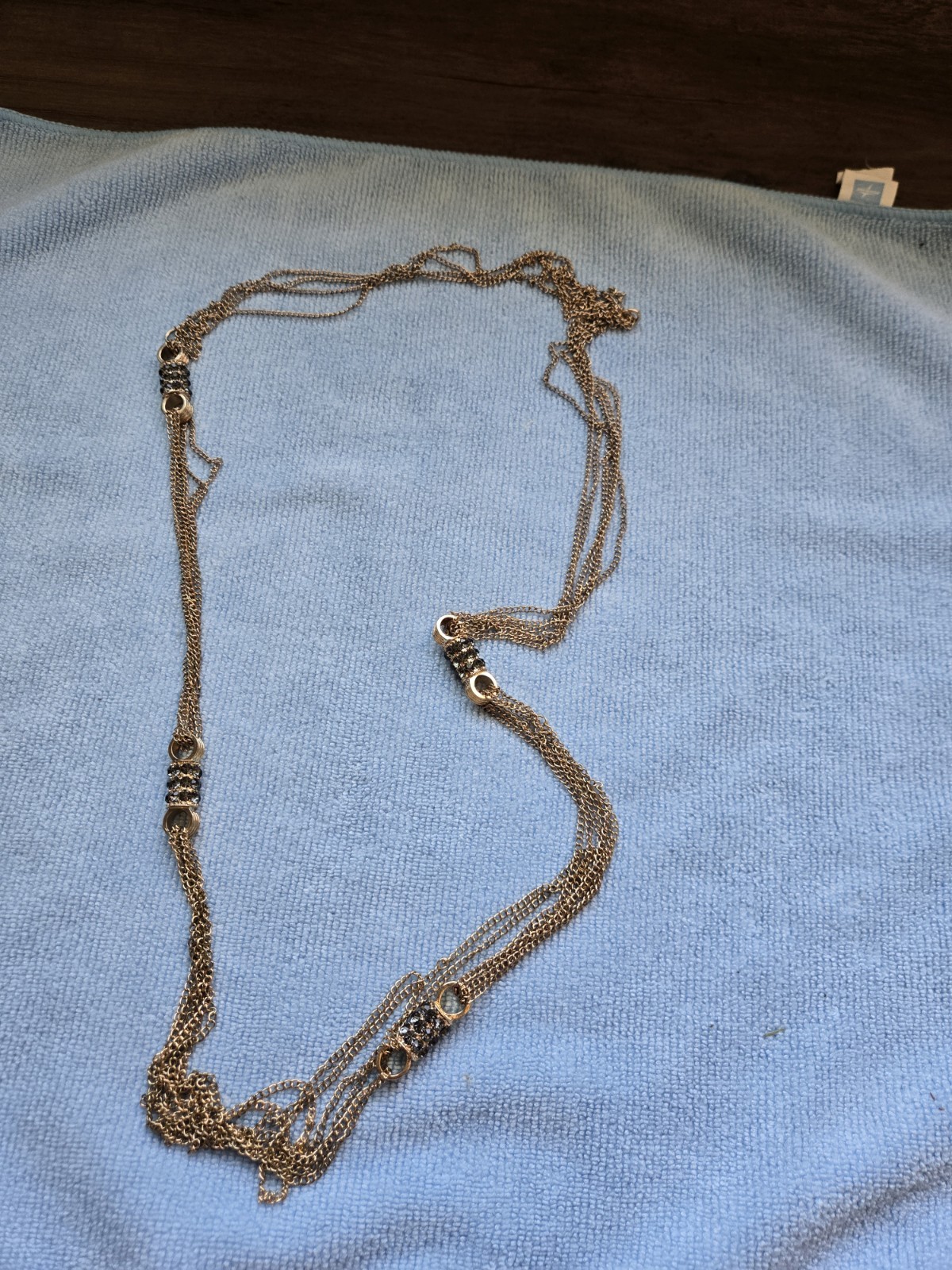 Gold-colored costume jewelry lot, 1,392.1 grams
