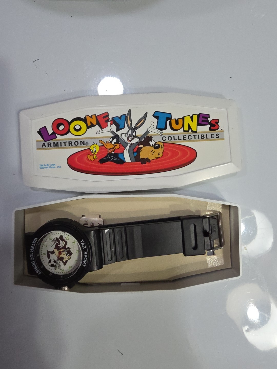 🔥🔥🔥 NOS, ARMITRON LOONEY TUNES COLLECTION (TAZY SPORT), ALL AGES QZ WATCH,NEW