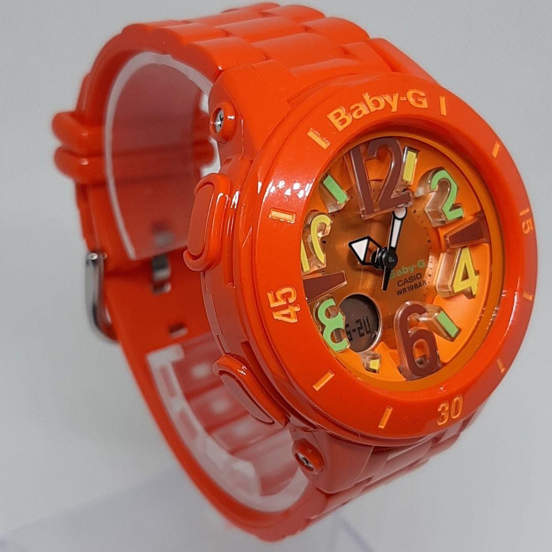 Casio Baby G BGA 171 Neon Marine Series Orange Working
