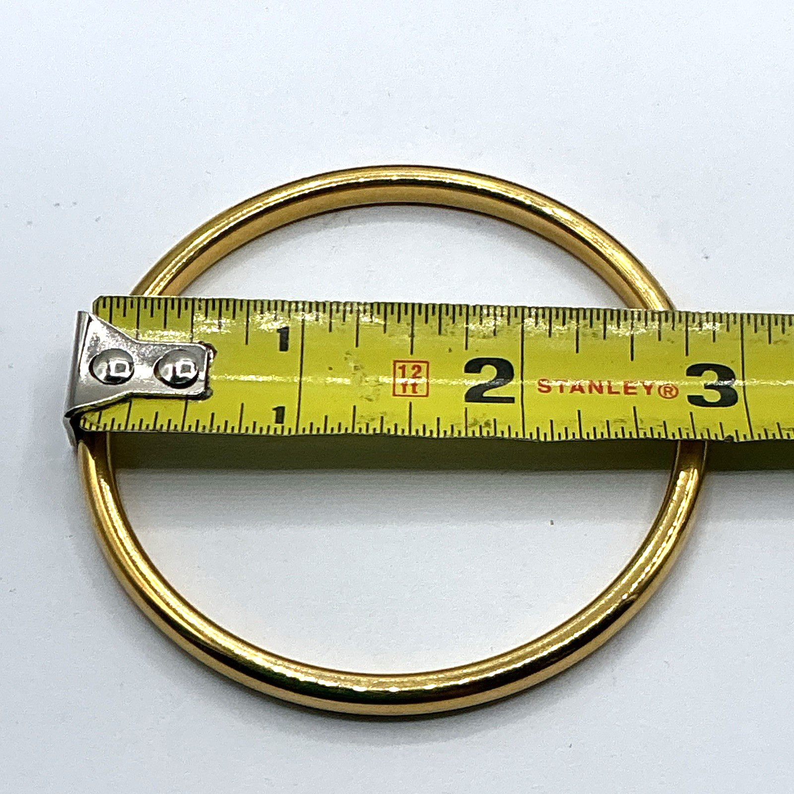 14k Yellow Gold RESIN CORE Milor Italy Bangle Bracelet Signed HAS CHIP See photo