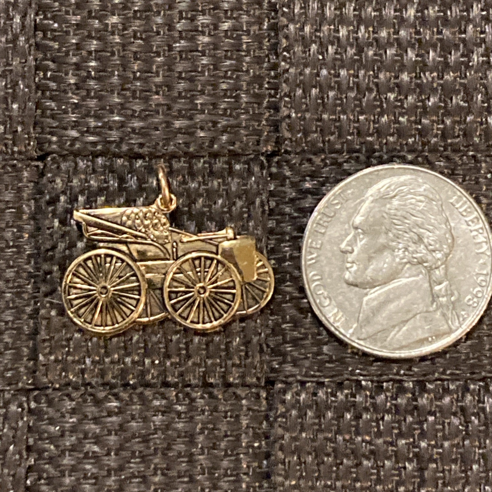 Vintage 10k Gold Filled Ford Model T Charm/Pendant Made By Kinney 3.5 Grams