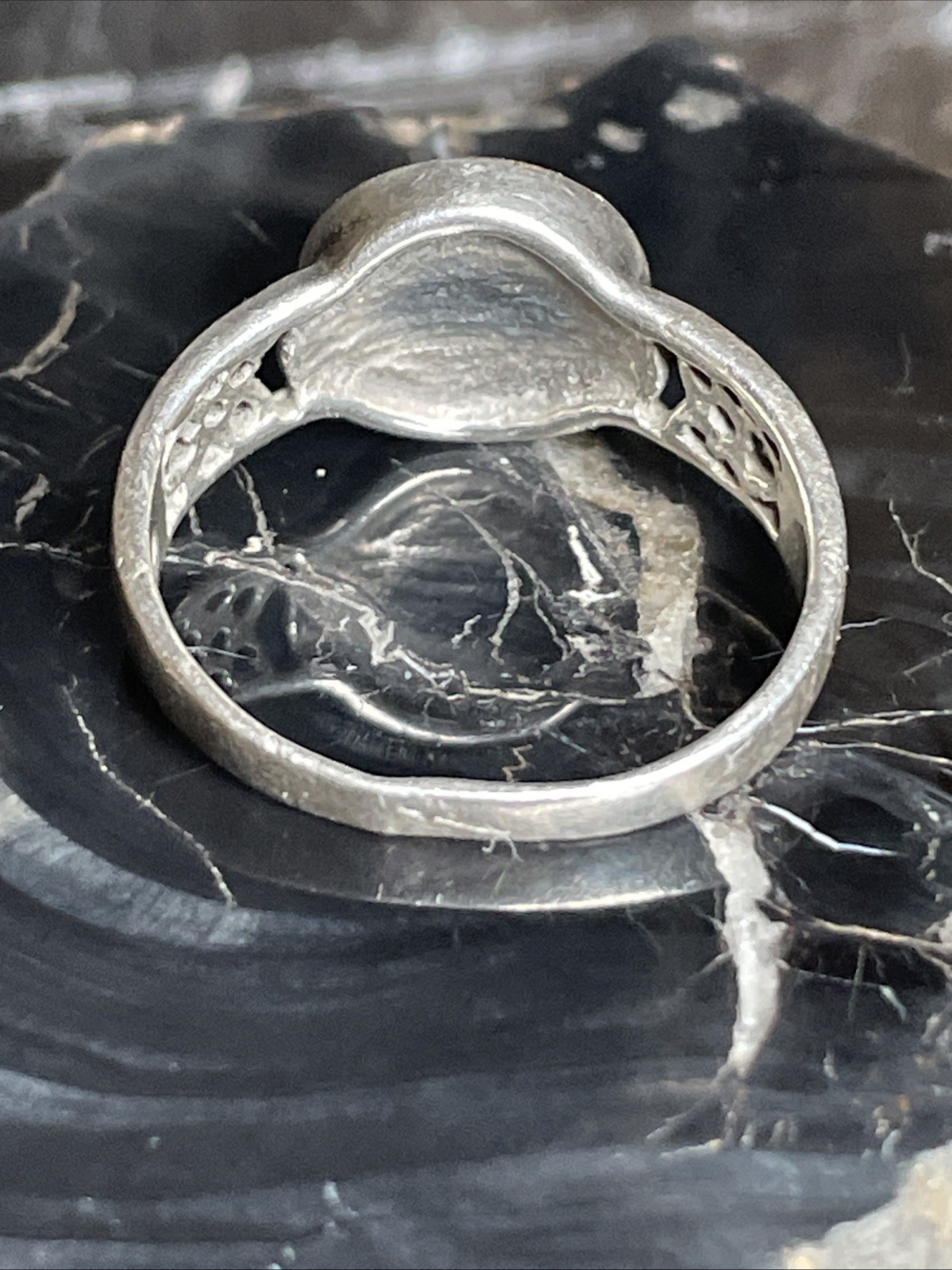 Peter Stone PSCL Sterling Silver Celtic Spiral Ring Size 9.5
