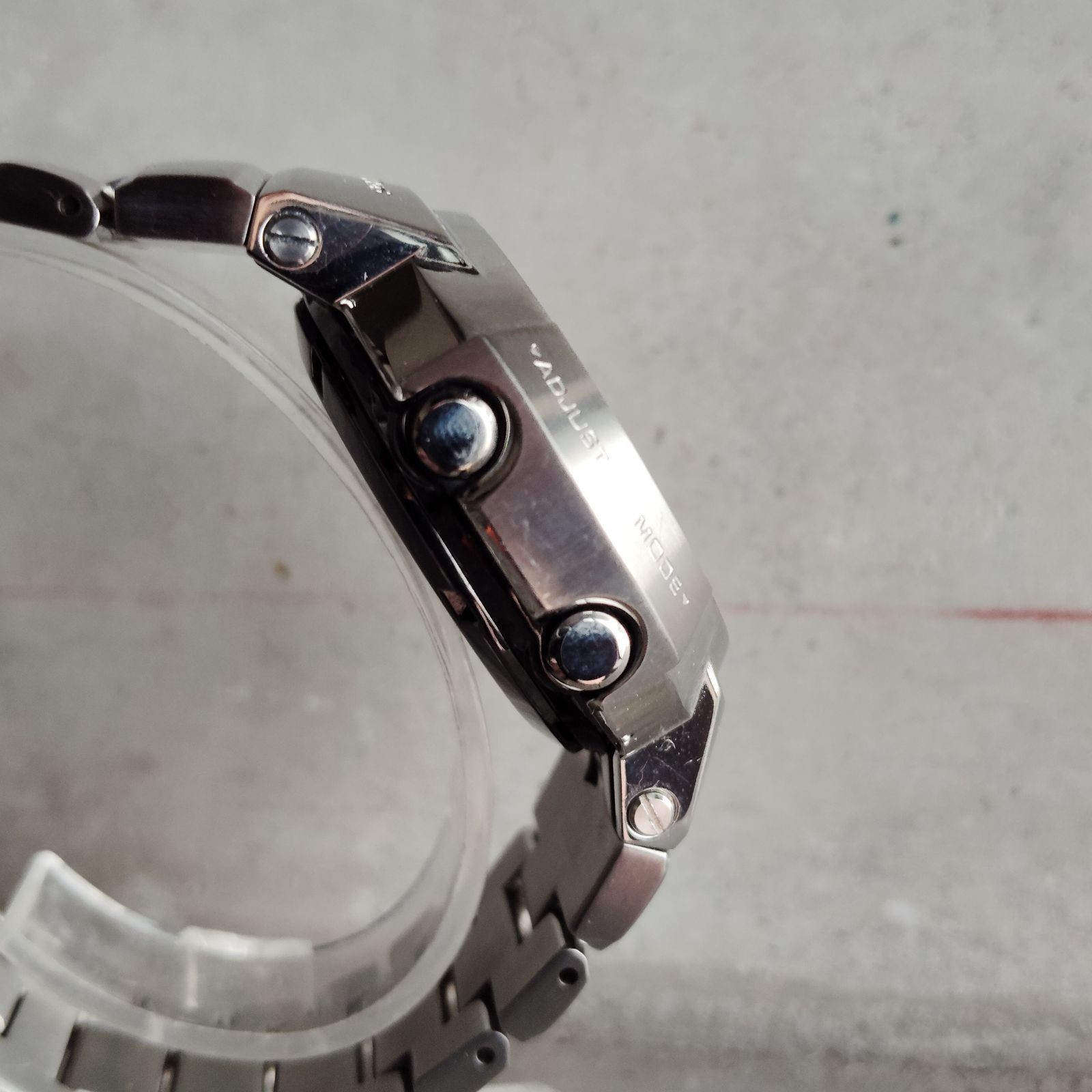 CASIO G-SHOCK FULL METAL AWM-500D-1AJF Silver Watch