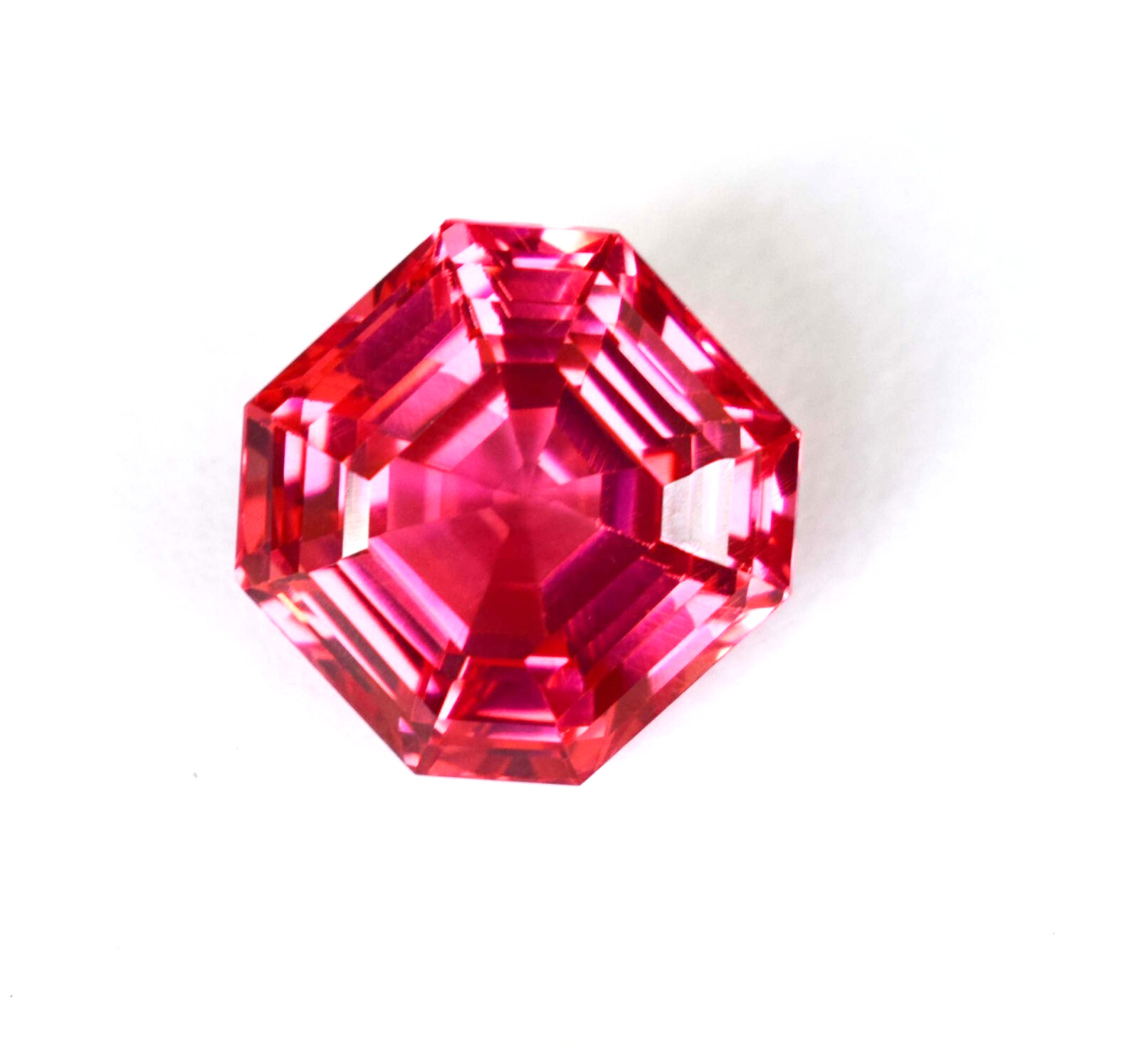 Captivating Beauty Of 10-12 CT Natural Radiant Cut Pink Padparadscha Sapphire