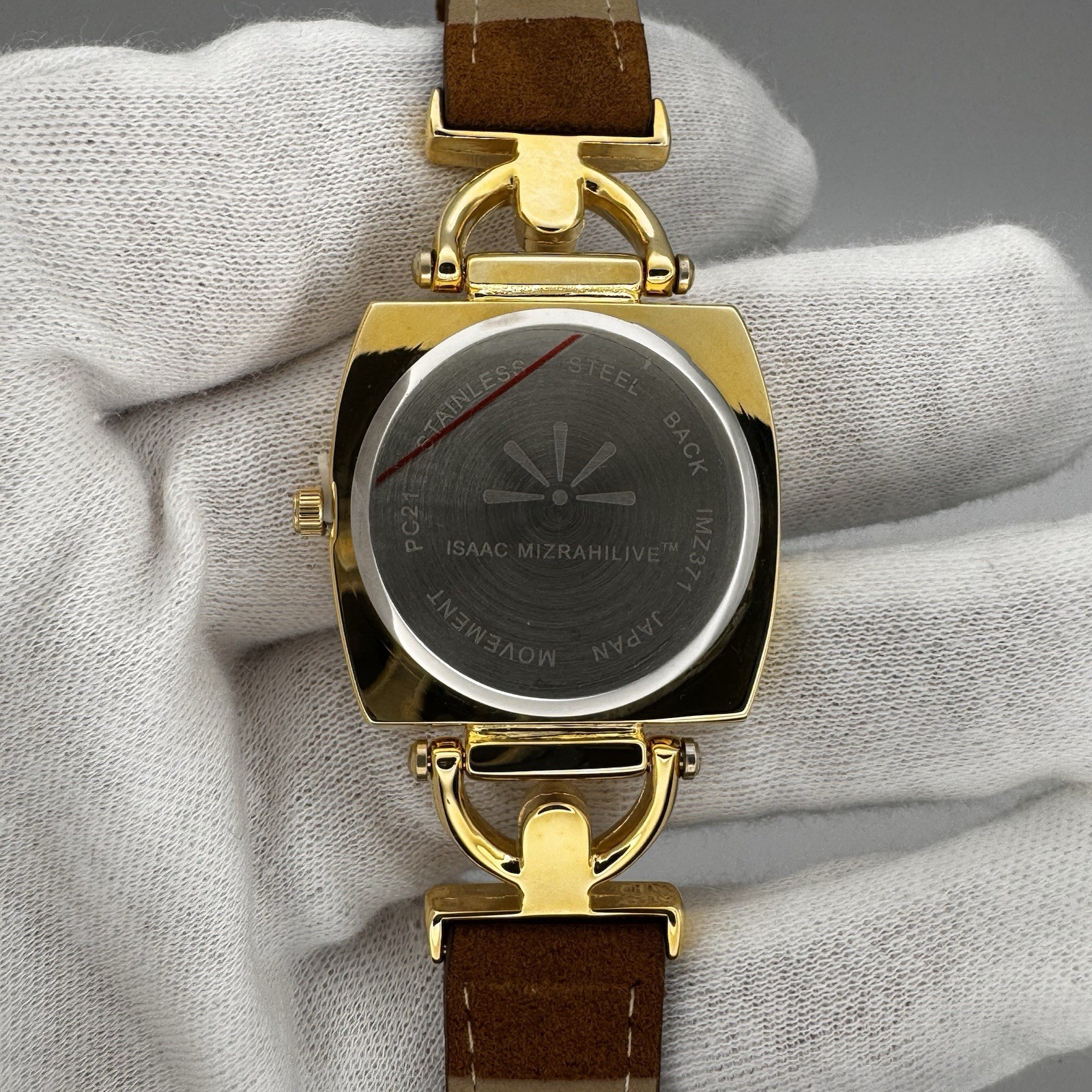 Isaac Mizrahi Live Watch Leather Band