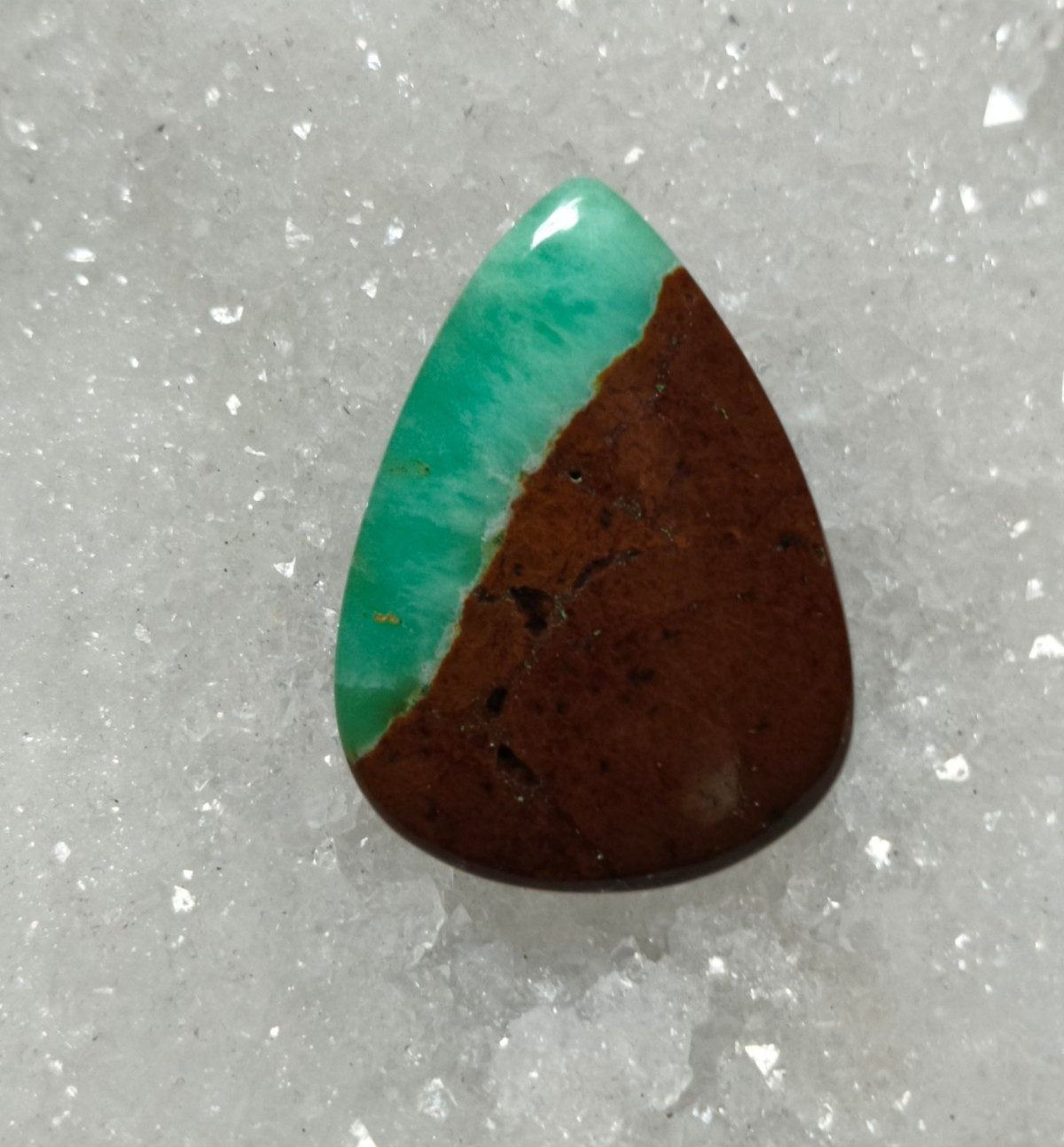 Natural Green Bio Chrysoprase Cabochon Loose Gemstone Jewelry 33 Cts. ME-15085