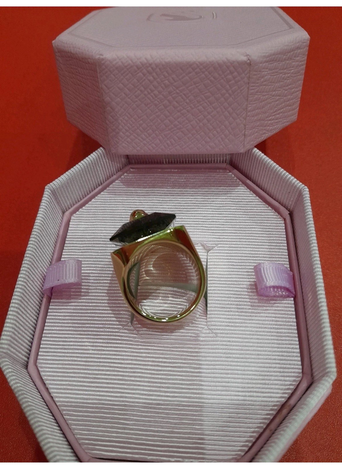 Swarovski Numina Grey Gold tone plated Cocktail Ring Size 50 Brand new❤️🎁