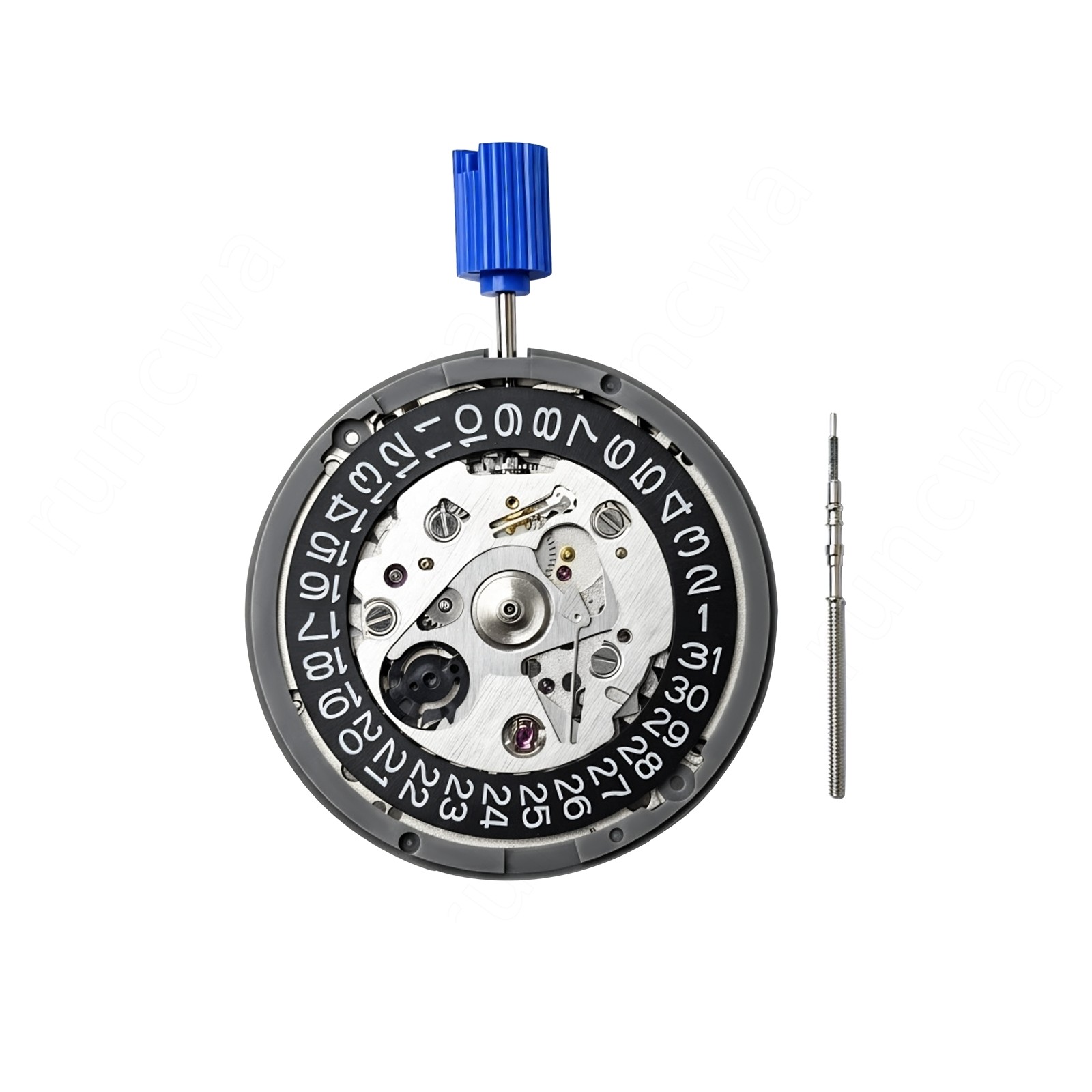 GENUINE Movement For Seiko NH35 NH35A Date at 3h with White/Black Disc NEW