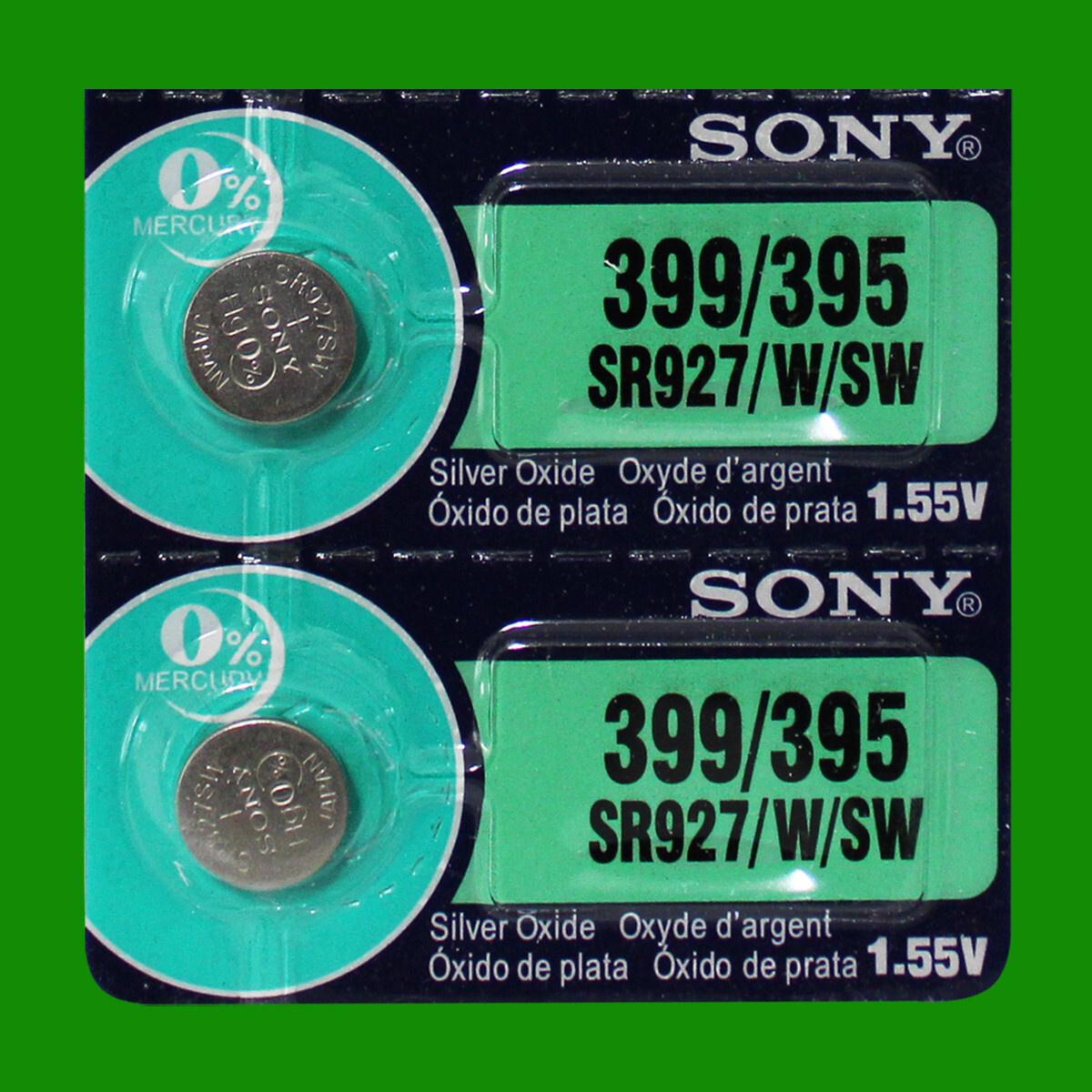 Sony 395 SR927/SW Watch Battery – 2Pcs