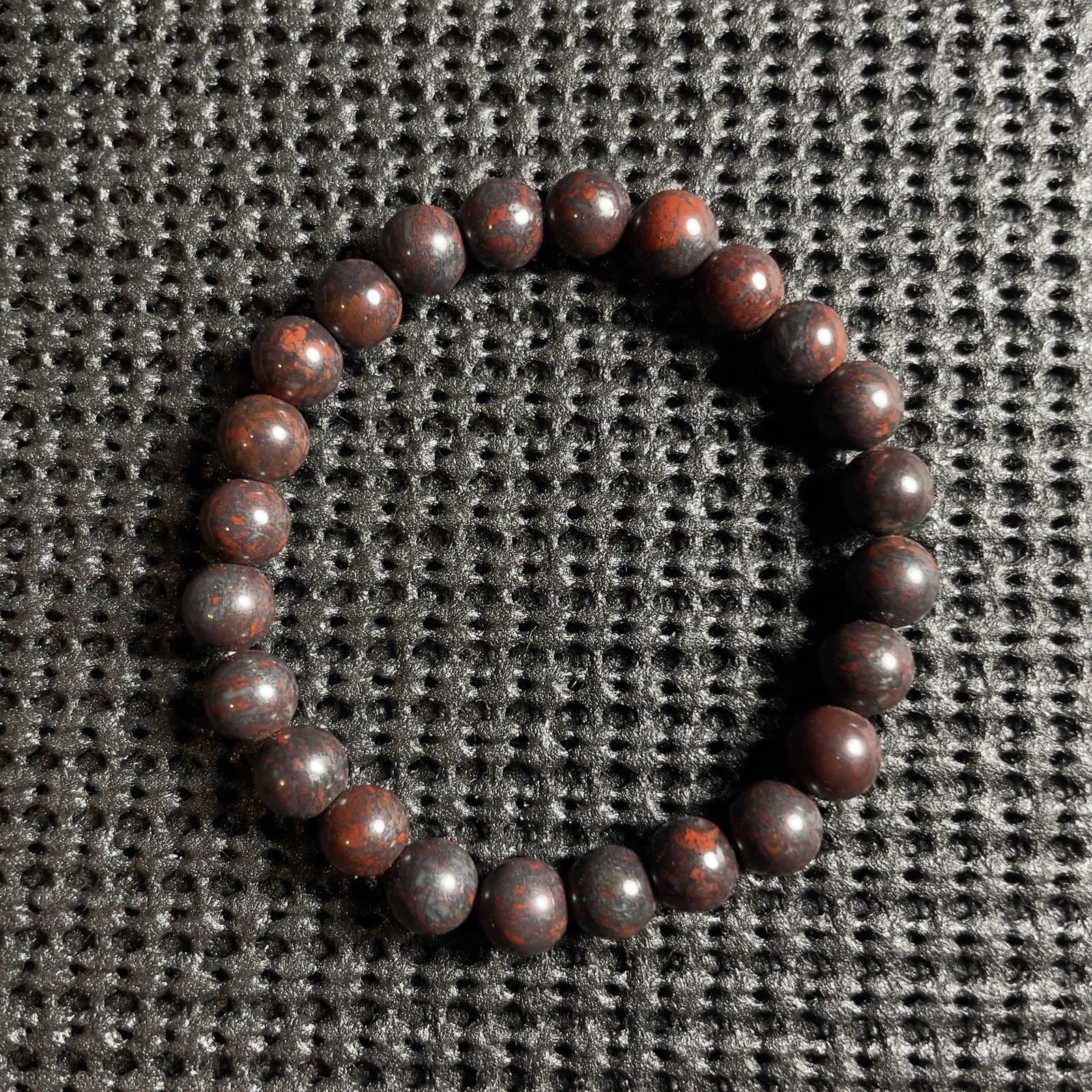 8mm Iddingsite Crystal Bracelet Healing Gemstone Gift Men Women Reiki Chakra New