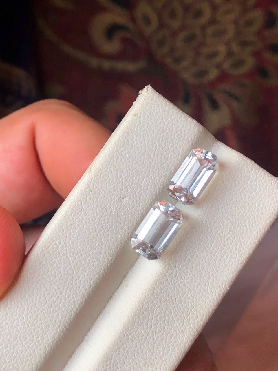 matching pair Kunzite loose games stone