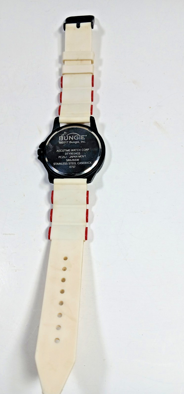 Bungie Watch 2017 Red White Japan Movement Accutime Watch Corp Needs Battery
