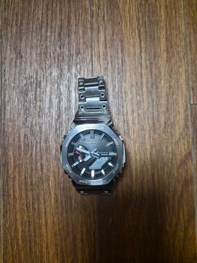 Excellent CASIO G SHOCK GM B2100 Silver Wristwatch Body
