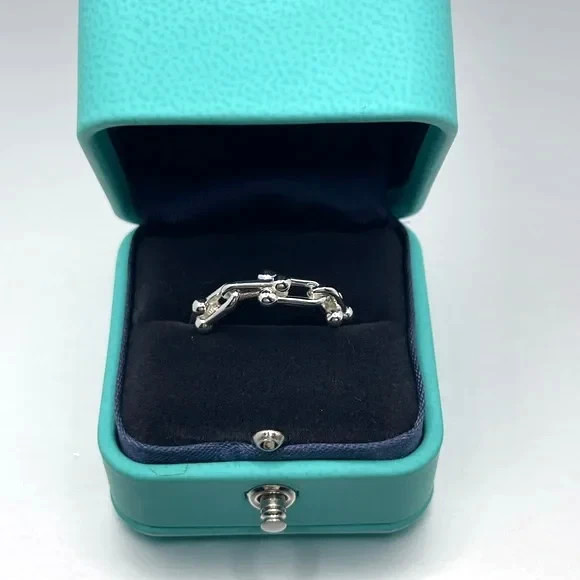 Tiffany Micro link, Hardware Sterling Silver Ring