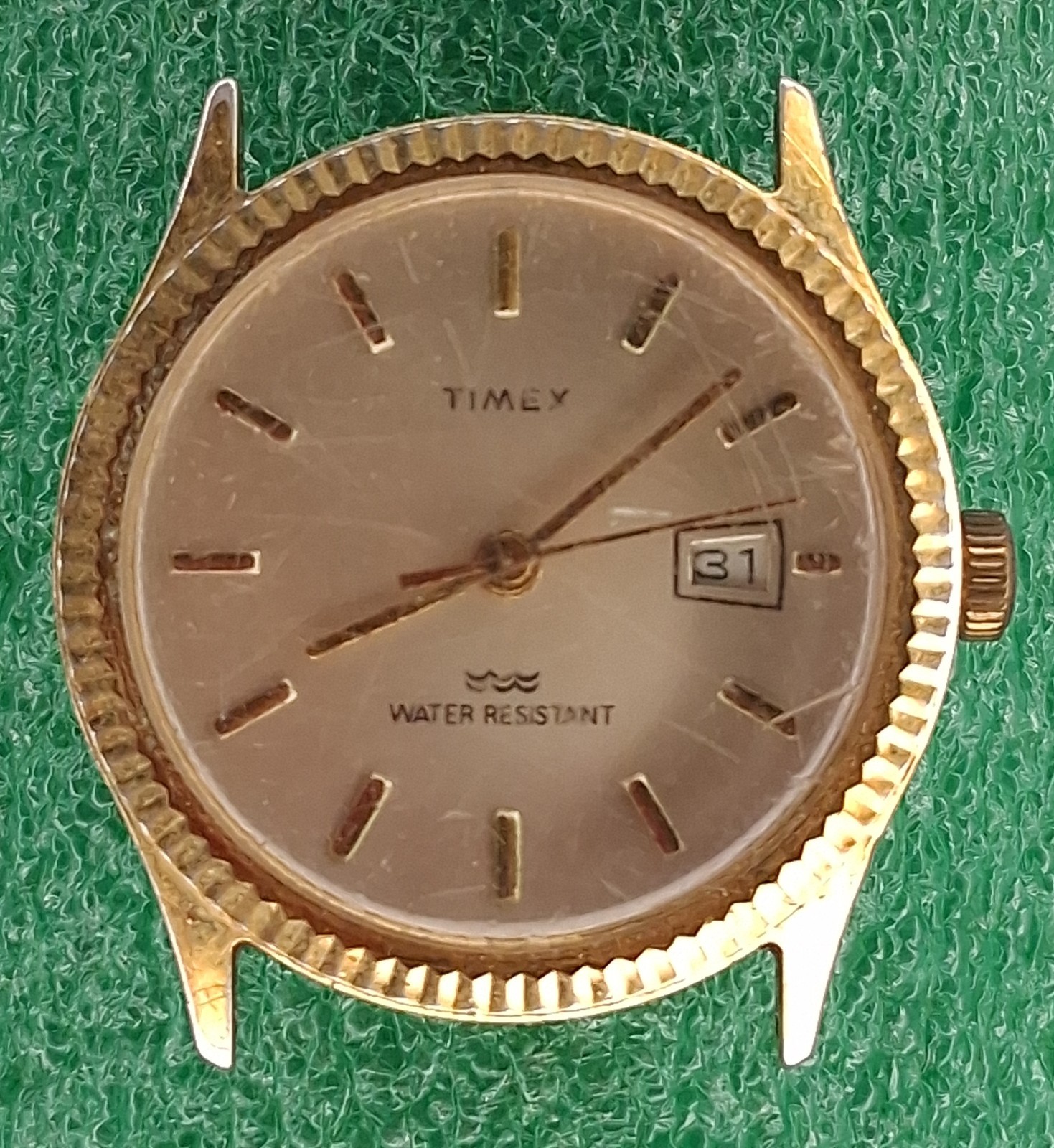 Lot W68 Mens Timex Marlin President Style Manual Movement Vintage Watch Parts