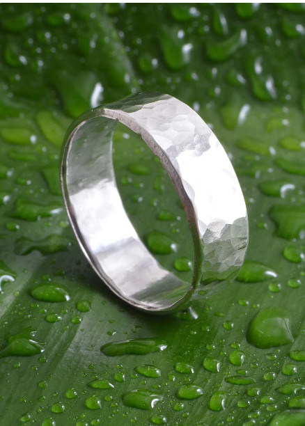 925 Sterling Silver Band & Statement Meditation Handmade Ring All size-b-65