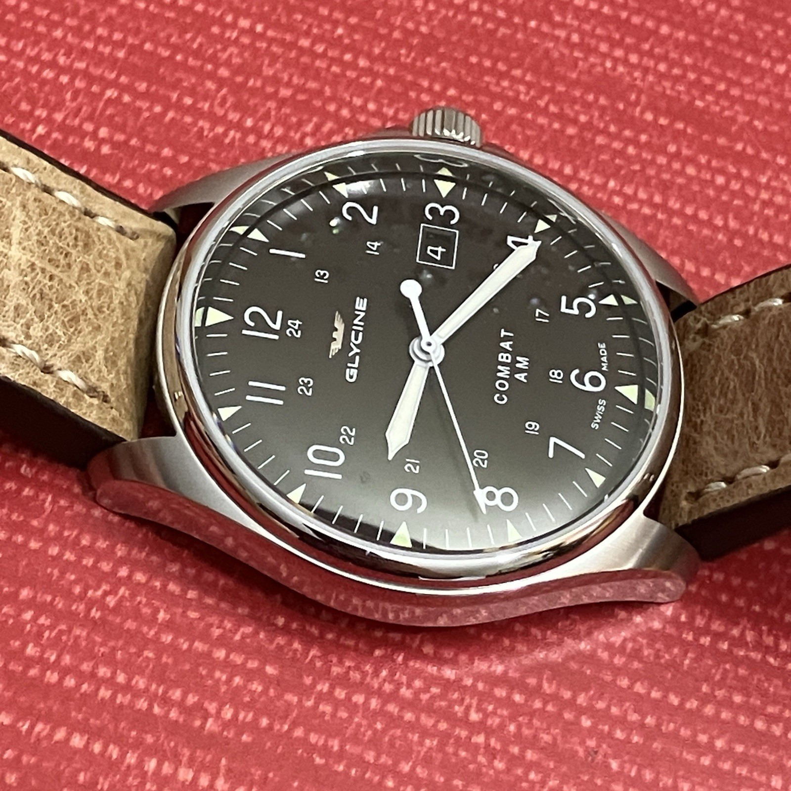 Men’s Stainless Steel Glycine Combat AM Ref 3890 Automatic Watch