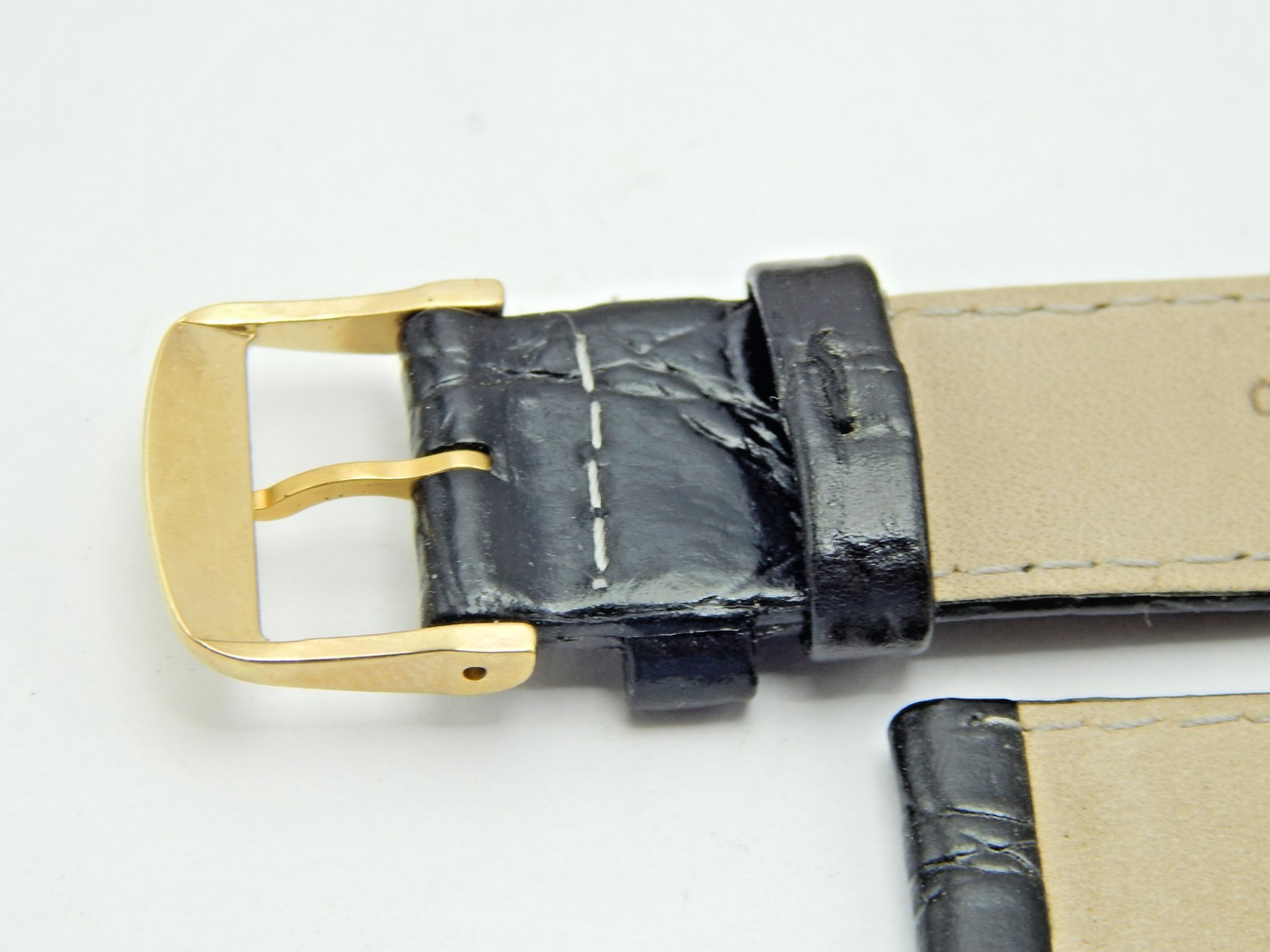 New 18mm X 16mm 18X16 Cuir Veritable swiss made Longines watch band Croco strap