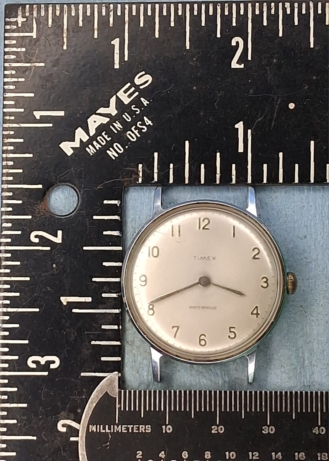 Lot W16 Mens 1960s Timex Marlin Manuel Wind Up Movement Vintage Watch Parts
