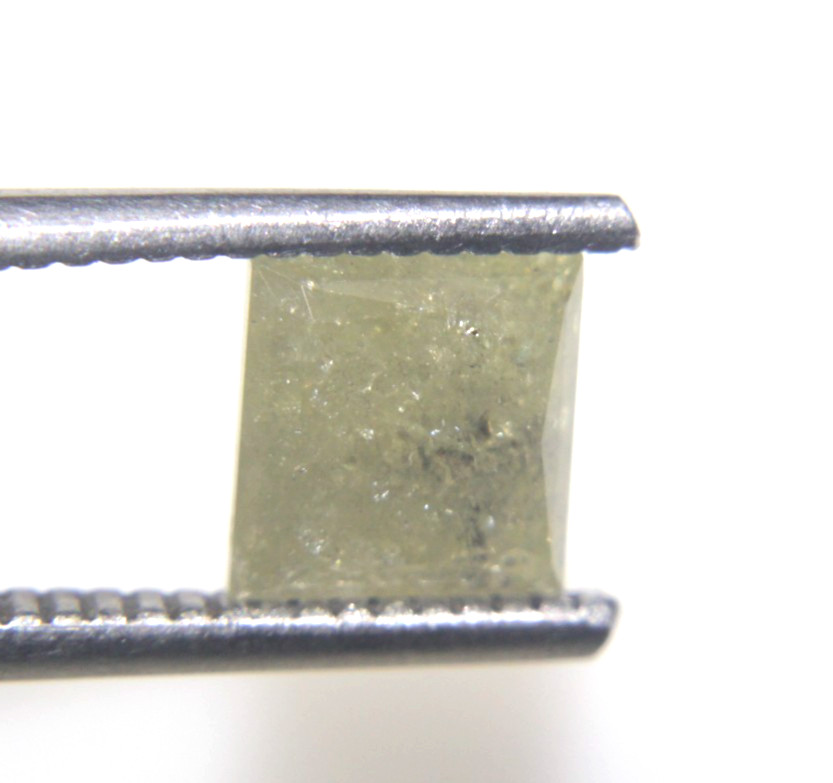 2.20 Ct Natural Real Yellow Color Princess Cut Diamond 6.87×6.65×5.07 MM