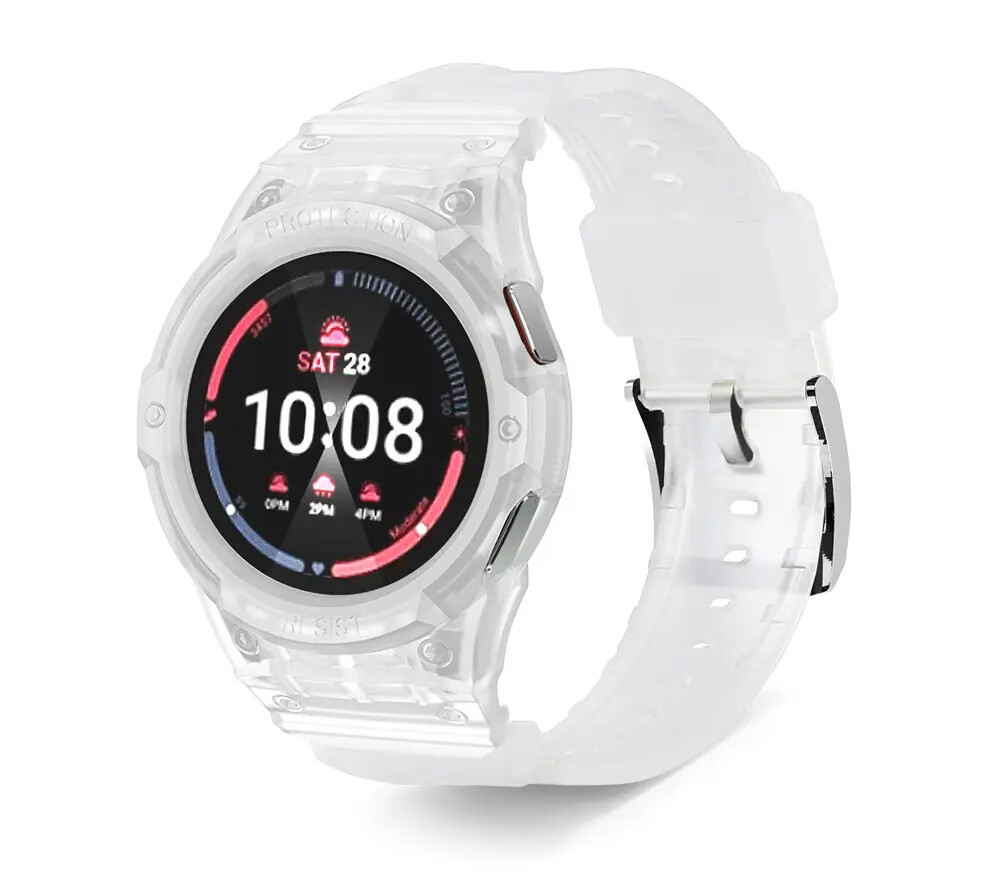 TPU Rugged Sport Band Strap Case Cover For Samsung Galaxy Watch 7 6 5 4 40/44mm